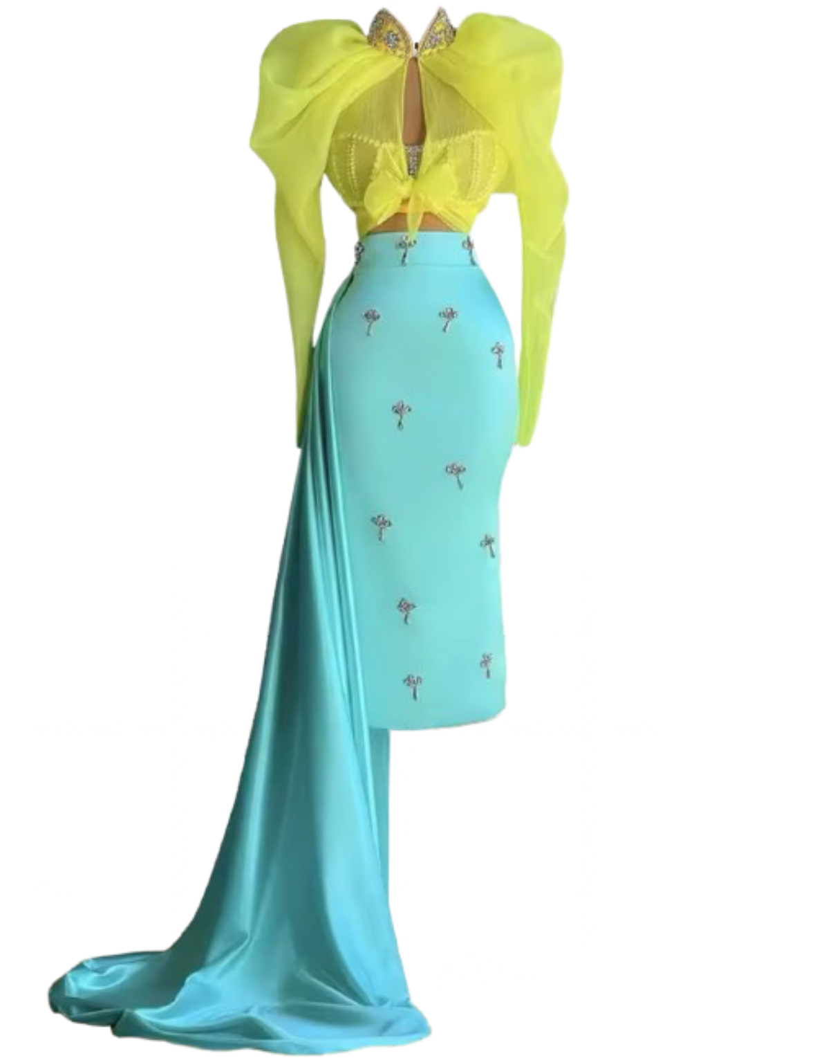 Afina Blouse and Skirt Set