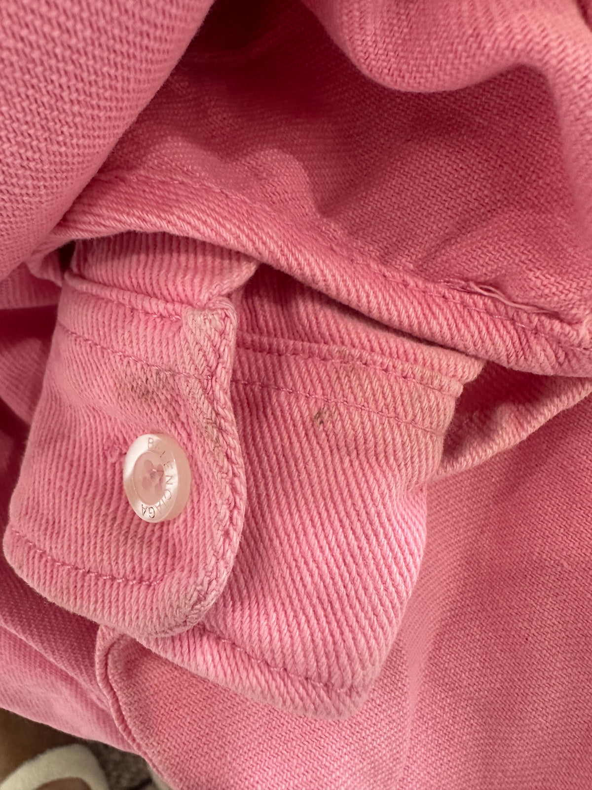 Vintage Pink Denim Shirt