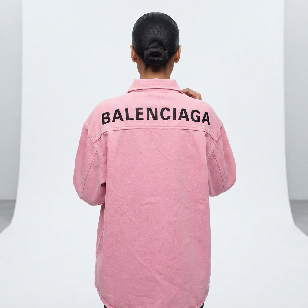 Vintage Pink Denim Shirt