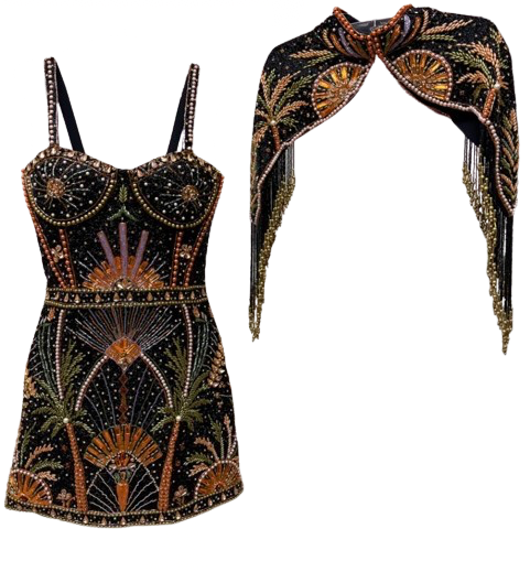 Katerina Dress and Cape