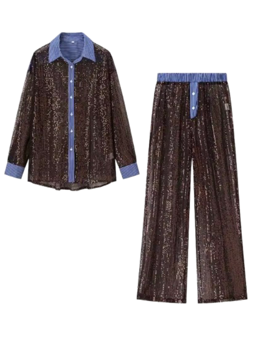 Simone Shirt and Pants Set