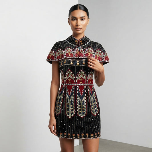 Thea Dress and Cape